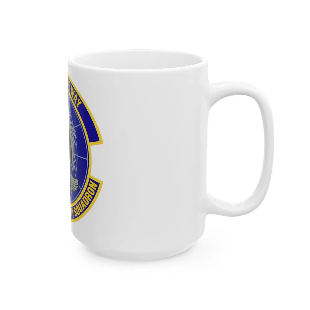 123d Global Mobility Squadron (U.S. Air Force) White Coffee Mug-Go Mug Yourself