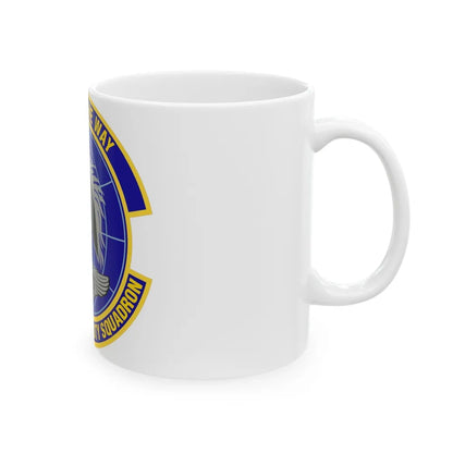 123d Global Mobility Squadron (U.S. Air Force) White Coffee Mug-Go Mug Yourself