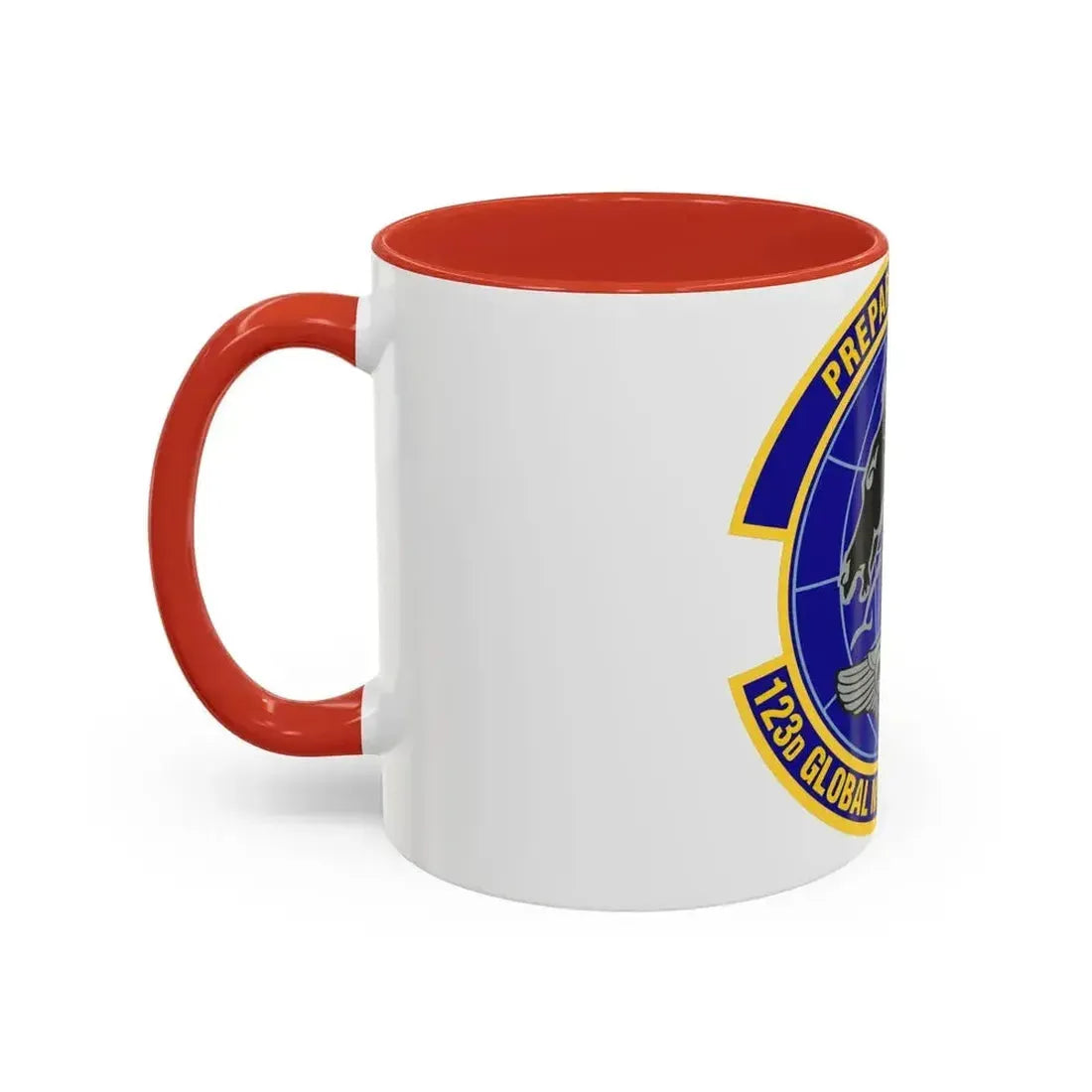 123d Global Mobility Squadron (U.S. Air Force) Accent Coffee Mug - Go Mug Yourself