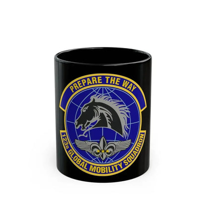 123d Global Mobility Squadron (U.S. Air Force) Black Coffee Mug 11oz - Go Mug Yourself