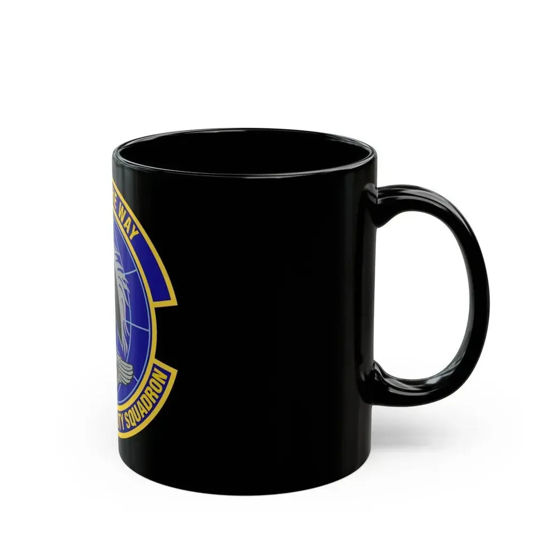 123d Global Mobility Squadron (U.S. Air Force) Black Coffee Mug - Go Mug Yourself