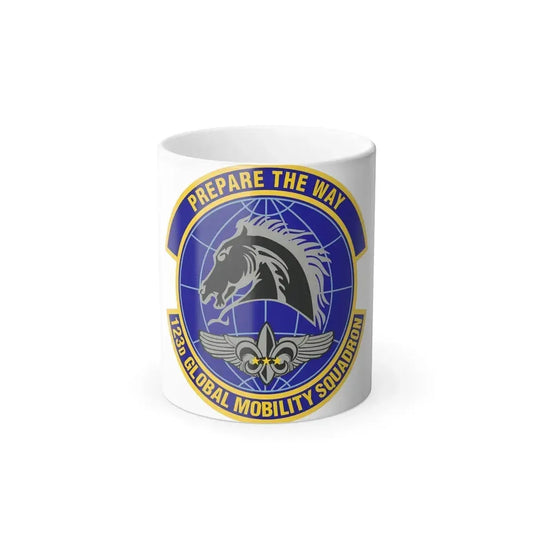 123d Global Mobility Squadron (U.S. Air Force) Color Changing Coffee Mug 11oz - Go Mug Yourself