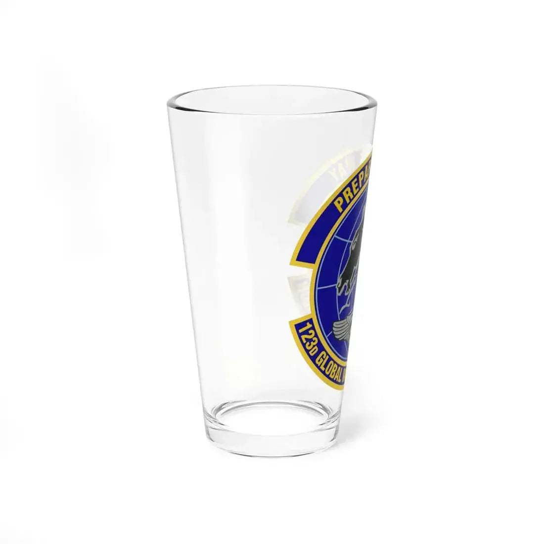 123d Global Mobility Squadron (U.S. Air Force) Pint Glass 16oz - Go Mug Yourself