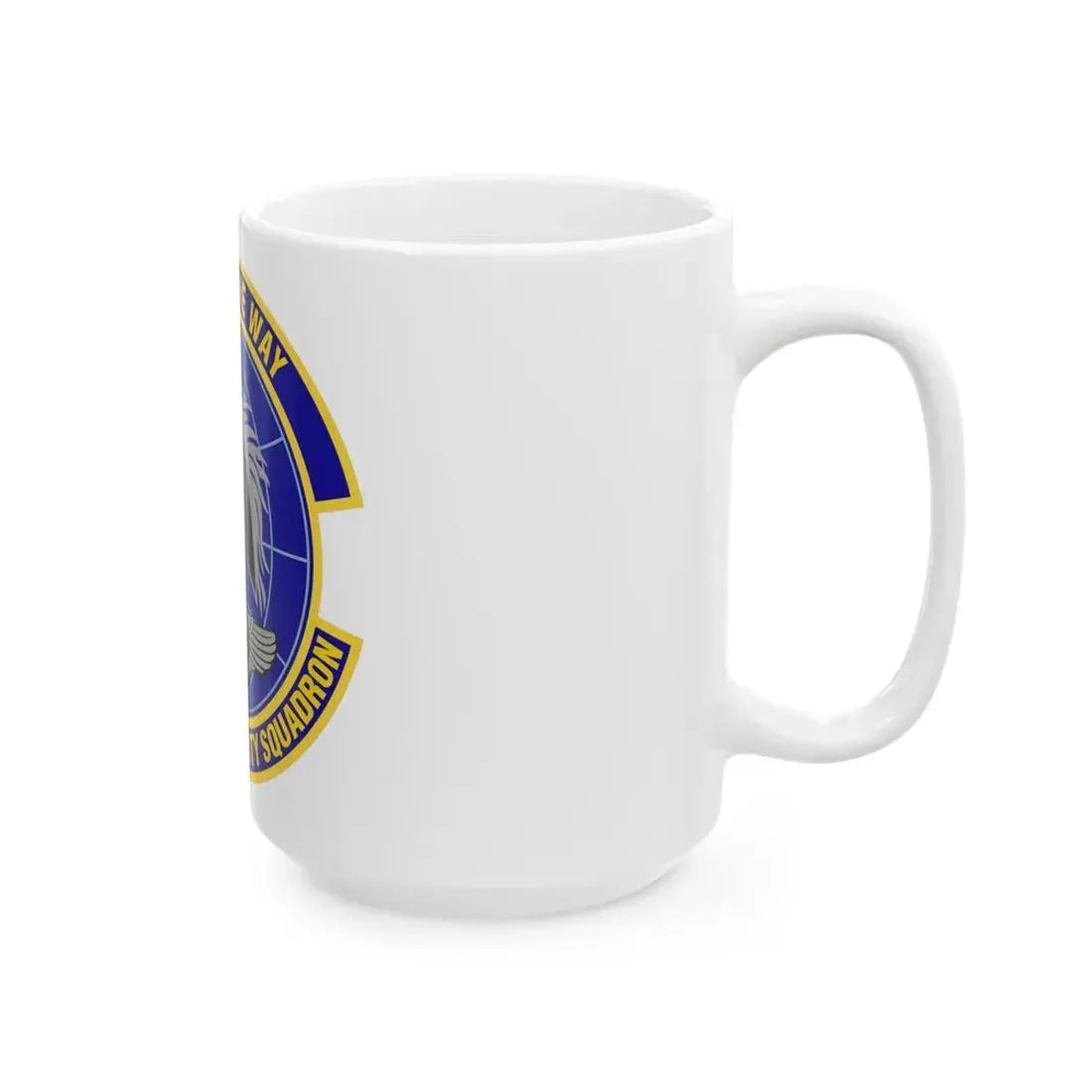 123d Global Mobility Squadron (U.S. Air Force) White Coffee Mug - Go Mug Yourself