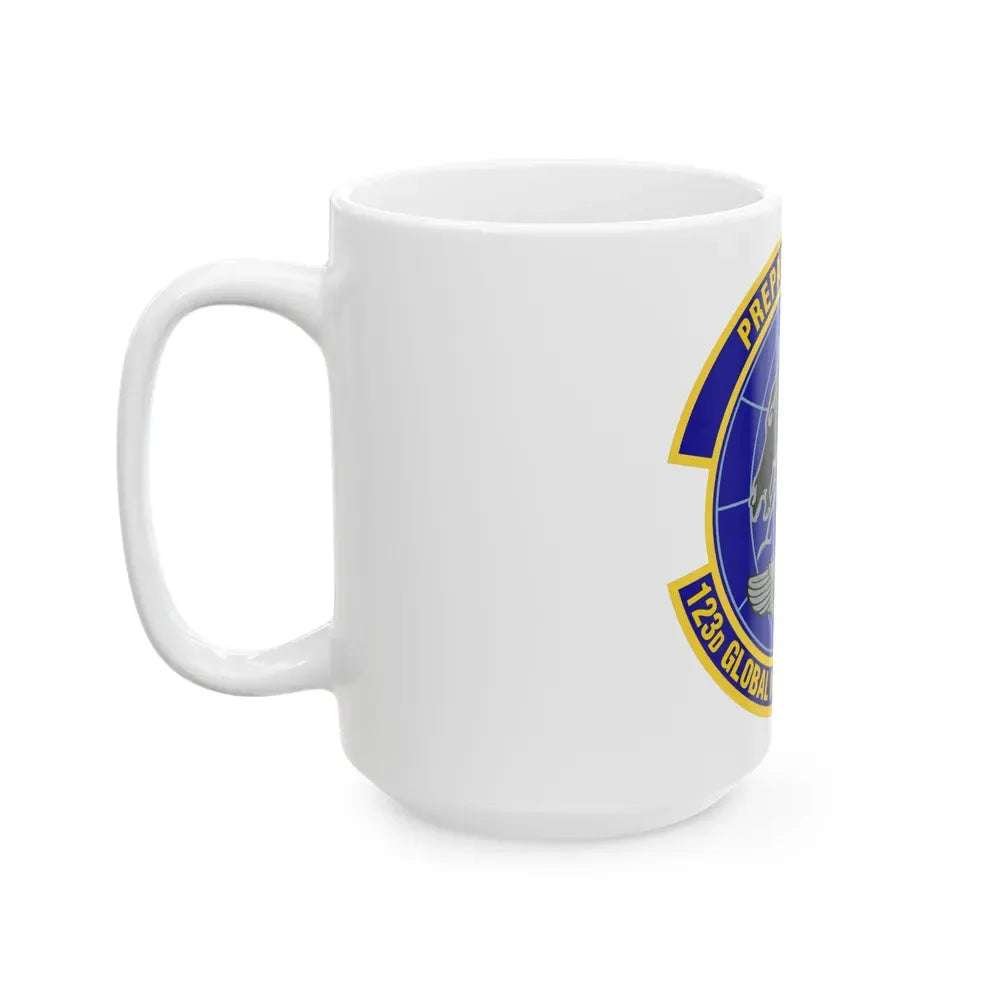 123d Global Mobility Squadron (U.S. Air Force) White Coffee Mug - Go Mug Yourself
