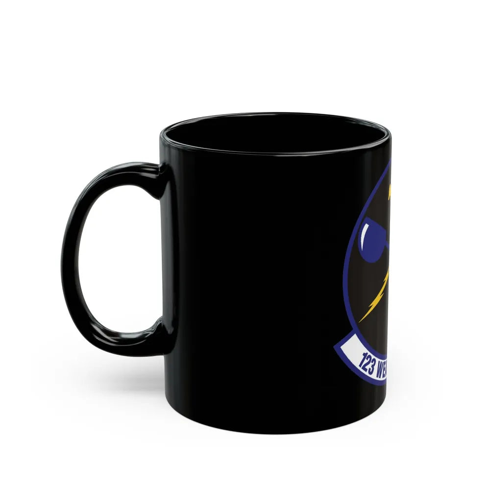 123d Weather Flight (U.S. Air Force) Black Coffee Mug-Go Mug Yourself