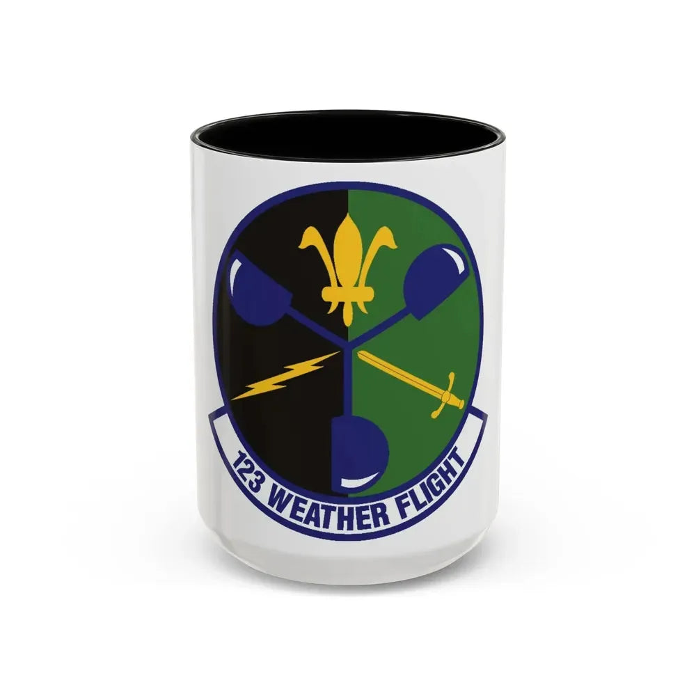 123d Weather Flight (U.S. Air Force) Accent Coffee Mug - Go Mug Yourself