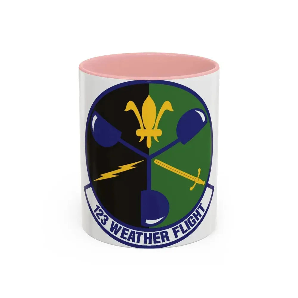 123d Weather Flight (U.S. Air Force) Accent Coffee Mug - Go Mug Yourself