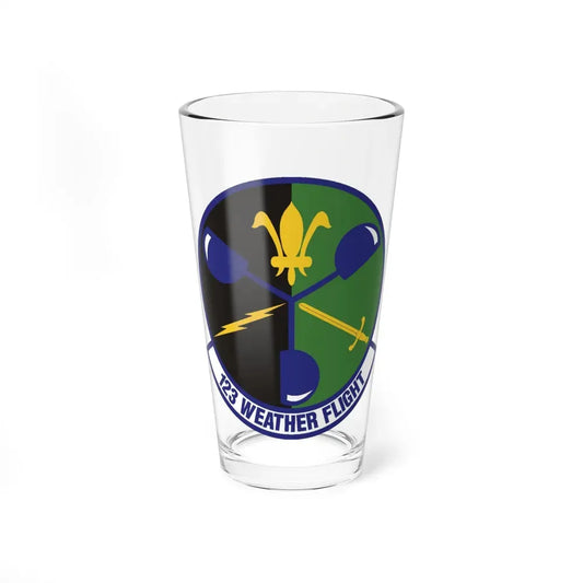123d Weather Flight (U.S. Air Force) Pint Glass 16oz 16oz - Go Mug Yourself