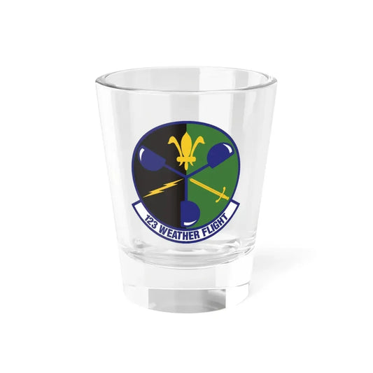 123d Weather Flight (U.S. Air Force) Shot Glass 1.5oz 1.5oz - Go Mug Yourself