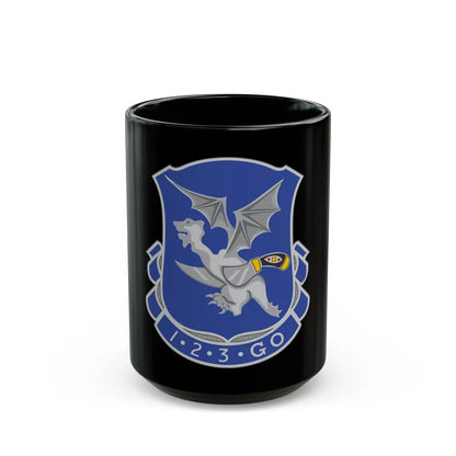 123rd Infantry Regiment (U.S. Army) Black Coffee Mug-15oz-Go Mug Yourself