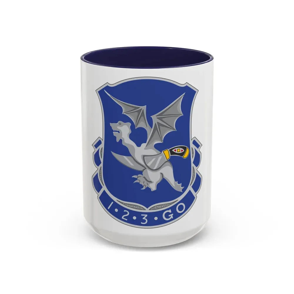 123rd Infantry Regiment (U.S. Army) Accent Coffee Mug 15oz Navy - Go Mug Yourself
