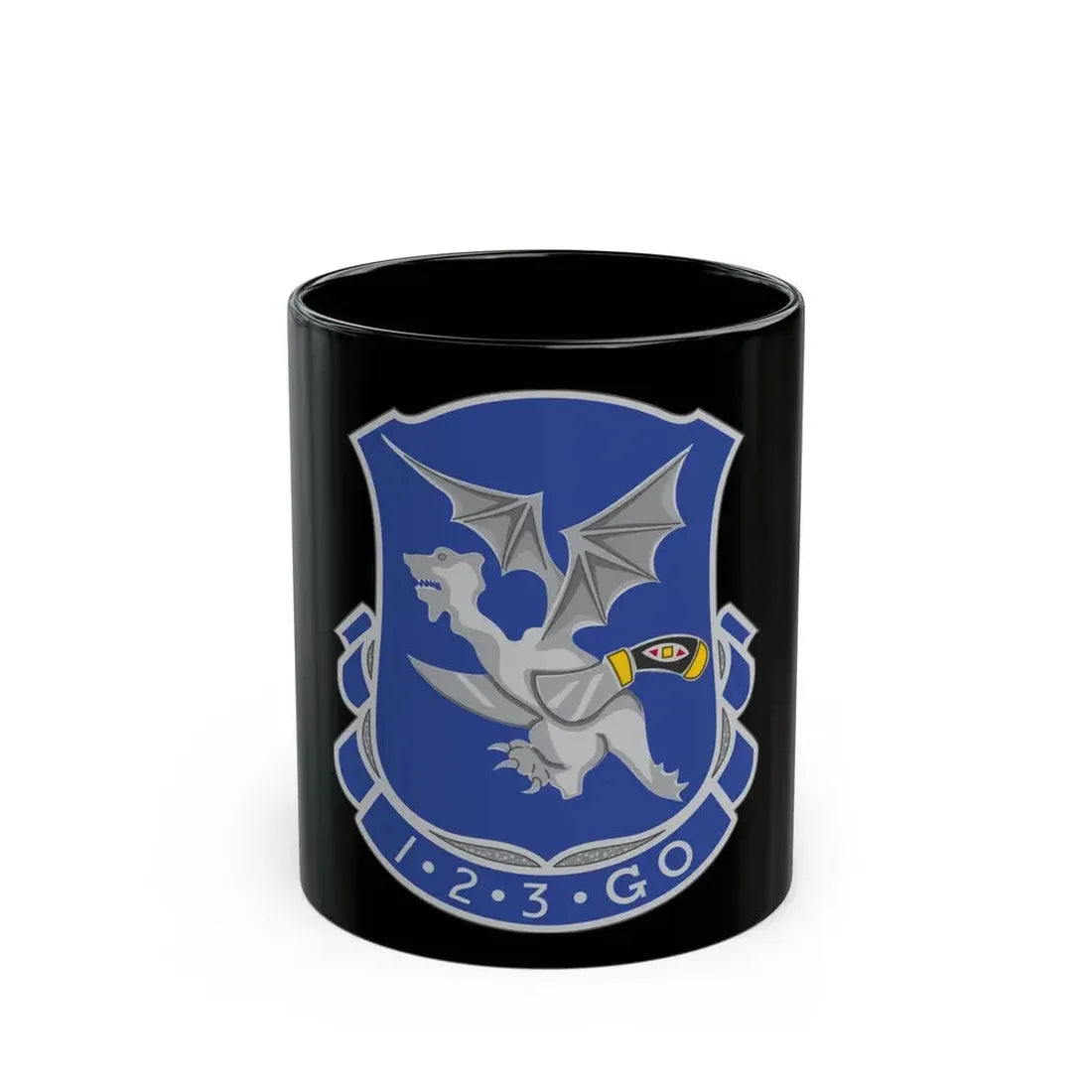 123rd Infantry Regiment (U.S. Army) Black Coffee Mug 11oz - Go Mug Yourself