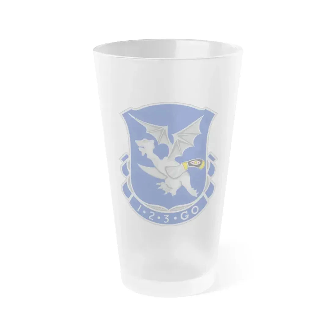 123rd Infantry Regiment (U.S. Army) Frosted Pint Glass 16oz Default Title - Go Mug Yourself