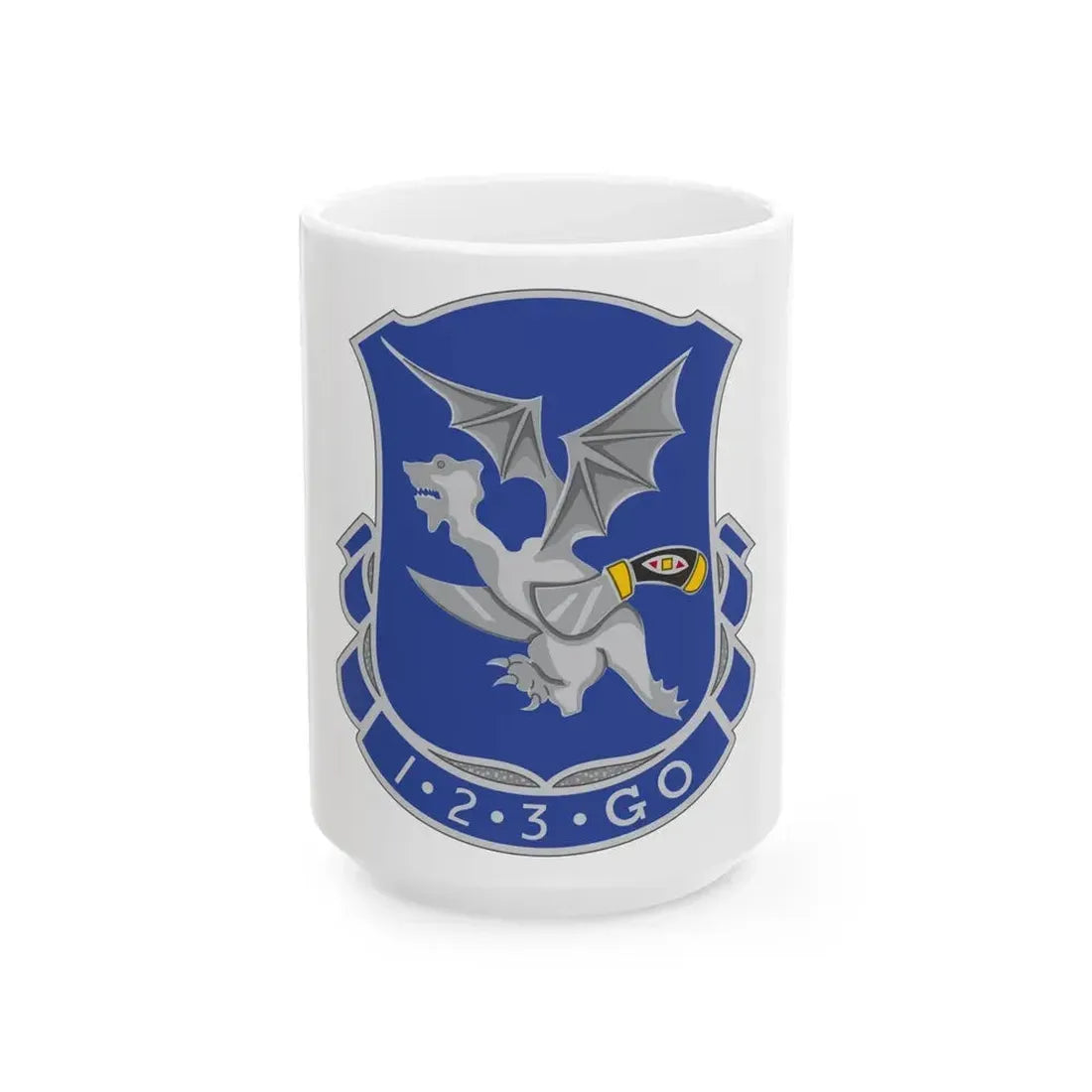 123rd Infantry Regiment (U.S. Army) White Coffee Mug 15oz - Go Mug Yourself