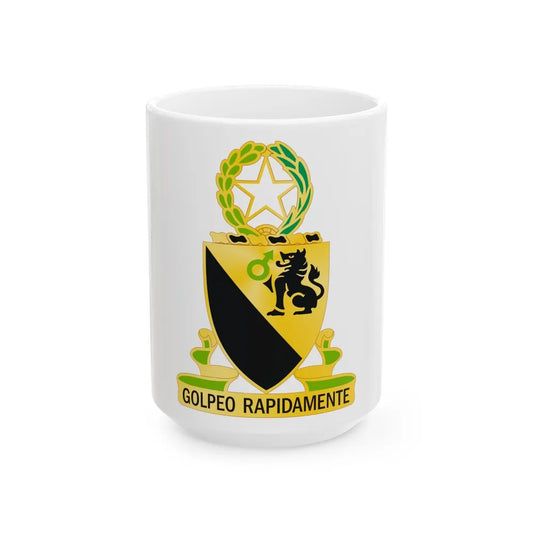 124 Cavalry Regiment (U.S. Army) White Coffee Mug-15oz-Go Mug Yourself