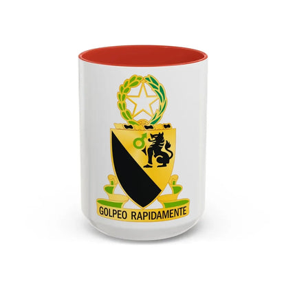 124 Cavalry Regiment (U.S. Army) Accent Coffee Mug 15oz Red - Go Mug Yourself