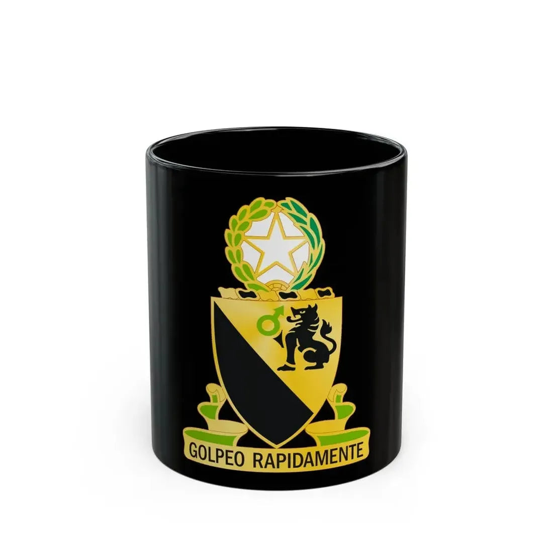 124 Cavalry Regiment (U.S. Army) Black Coffee Mug 11oz - Go Mug Yourself