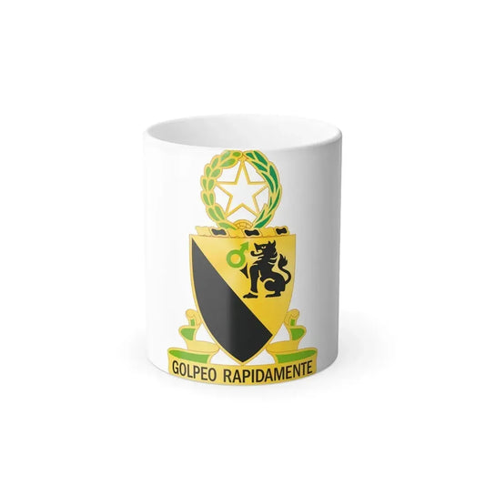 124 Cavalry Regiment (U.S. Army) Color Changing Coffee Mug 11oz - Go Mug Yourself