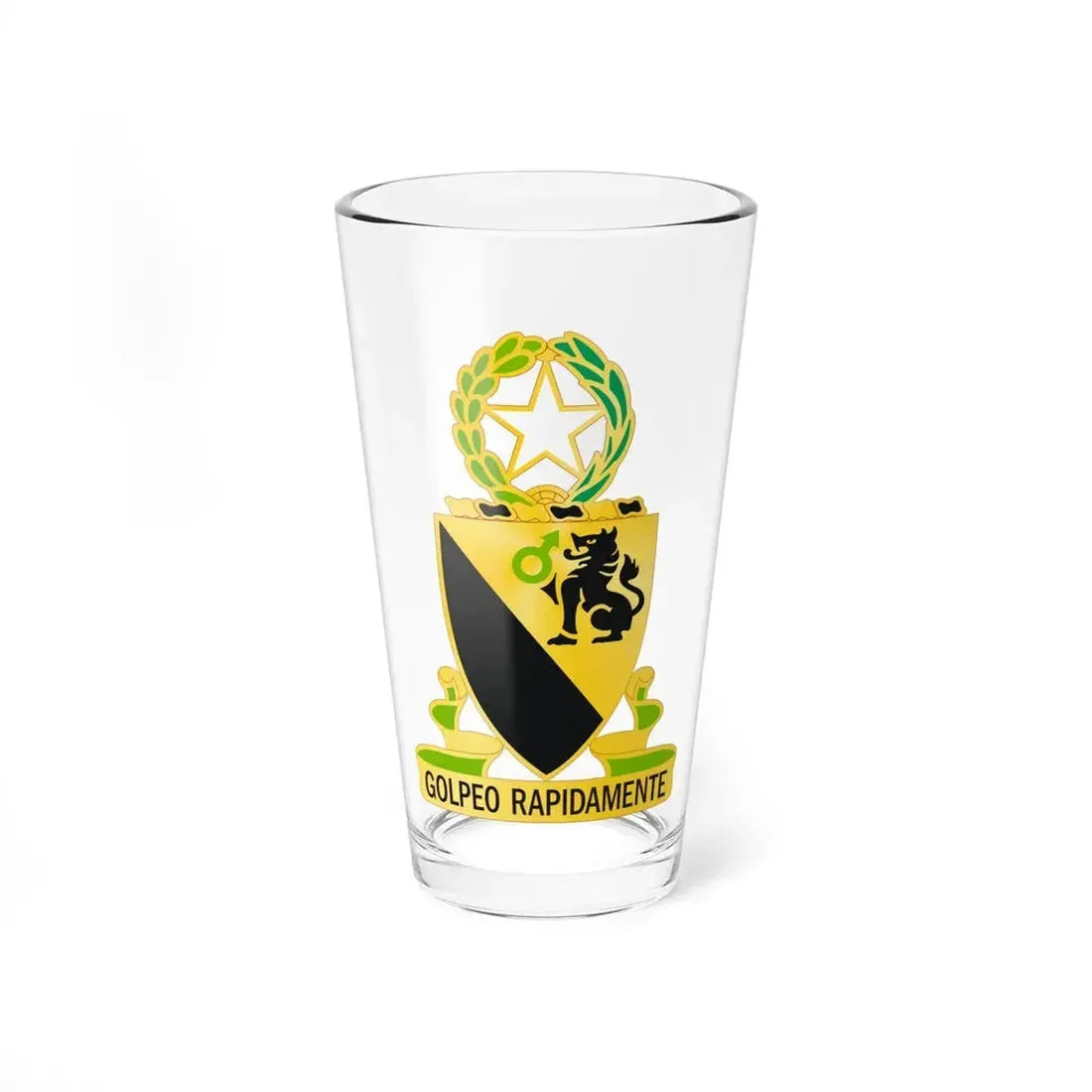 124 Cavalry Regiment (U.S. Army) Pint Glass 16oz 16oz - Go Mug Yourself