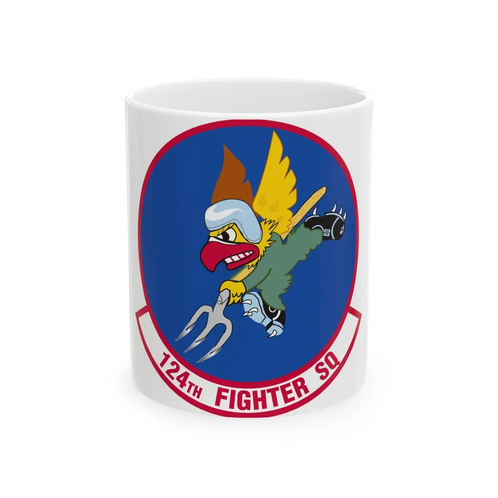 124 Fighter Squadron (U.S. Air Force) White Coffee Mug-11oz-Go Mug Yourself