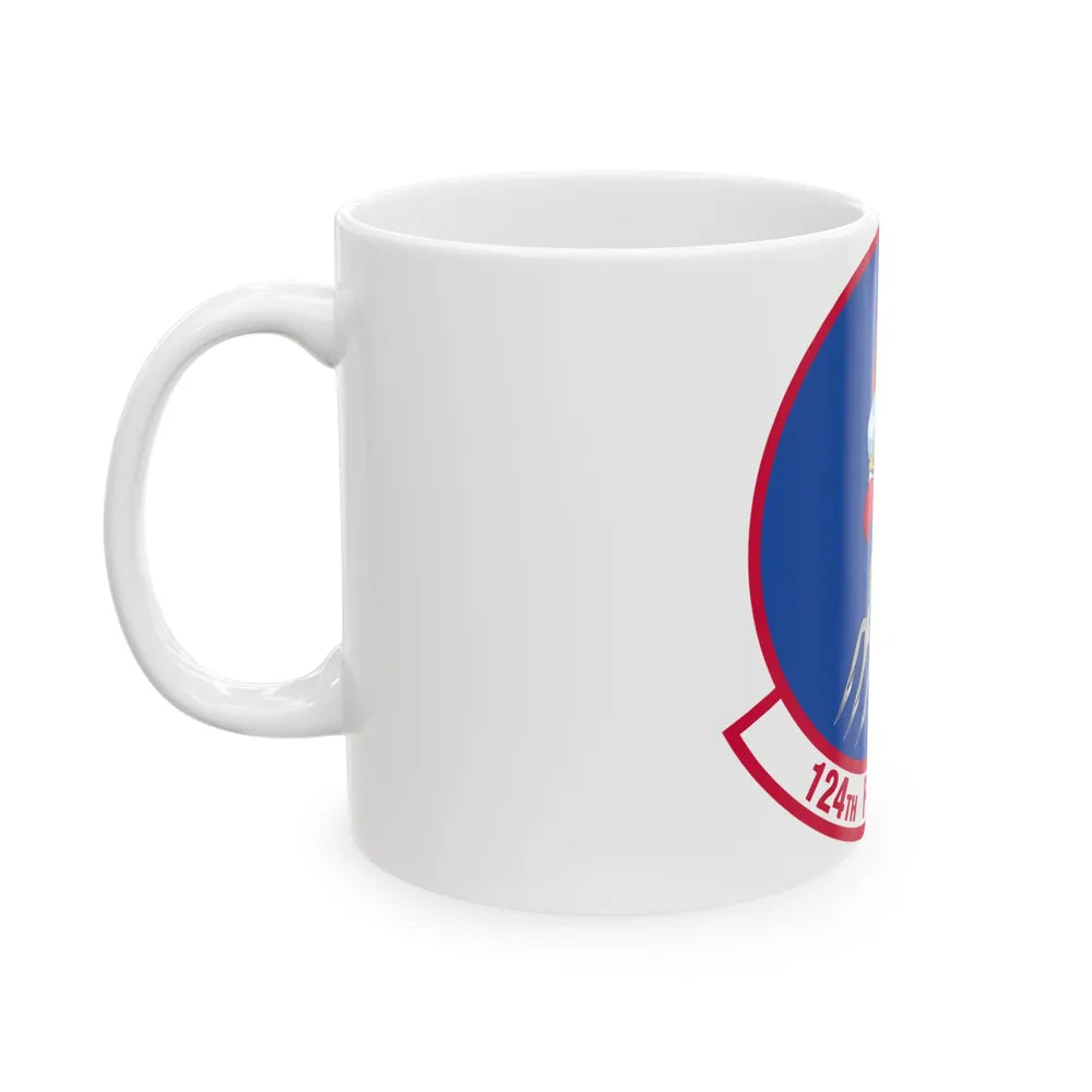 124 Fighter Squadron (U.S. Air Force) White Coffee Mug-Go Mug Yourself