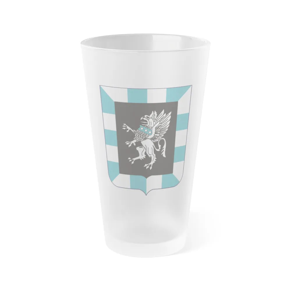 124 Military Intelligence Battalion 2 (U.S. Army) Frosted Pint Glass 16oz-Go Mug Yourself