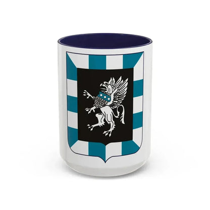 124 Military Intelligence Battalion 2 (U.S. Army) Accent Coffee Mug 15oz Navy - Go Mug Yourself