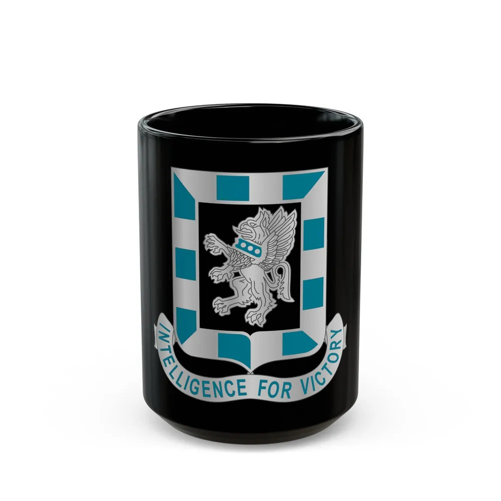 124 Military Intelligence Battalion (U.S. Army) Black Coffee Mug-15oz-Go Mug Yourself