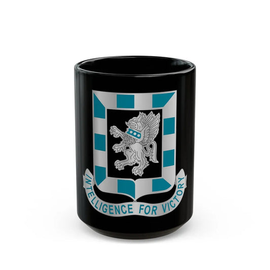 124 Military Intelligence Battalion (U.S. Army) Black Coffee Mug-15oz-Go Mug Yourself