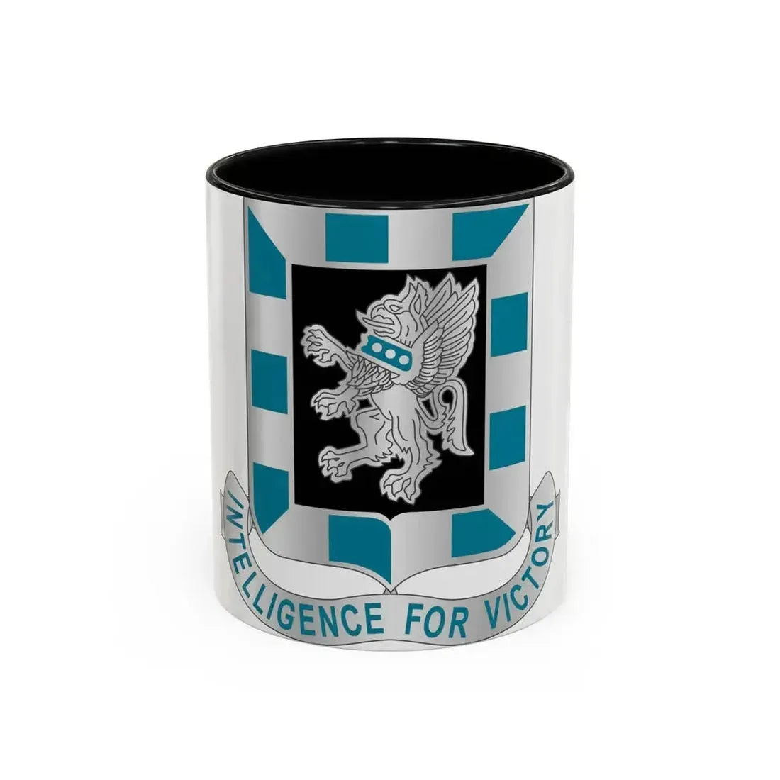 124 Military Intelligence Battalion (U.S. Army) Accent Coffee Mug 11oz Black - Go Mug Yourself