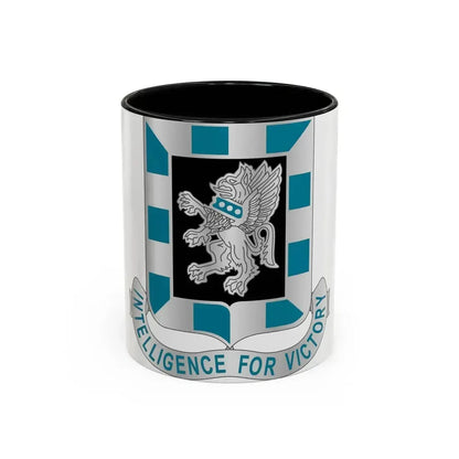 124 Military Intelligence Battalion (U.S. Army) Accent Coffee Mug 11oz Black - Go Mug Yourself