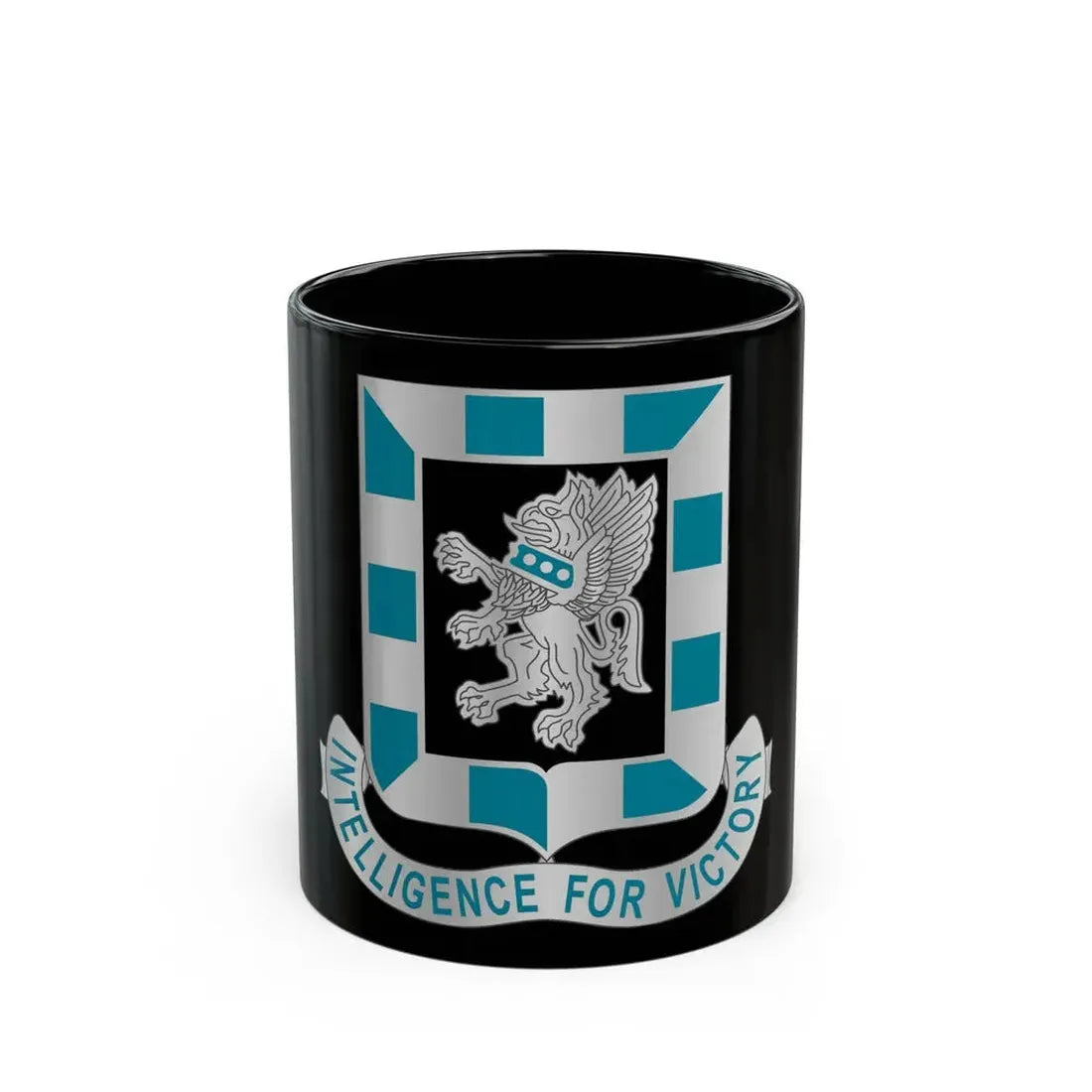 124 Military Intelligence Battalion (U.S. Army) Black Coffee Mug 11oz - Go Mug Yourself