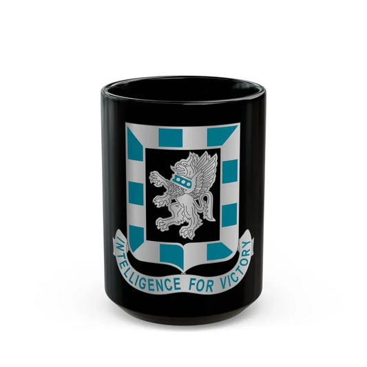 124 Military Intelligence Battalion (U.S. Army) Black Coffee Mug 15oz - Go Mug Yourself