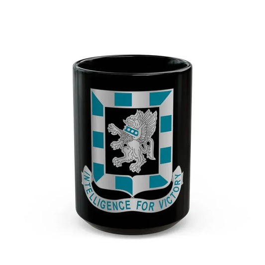 124 Military Intelligence Battalion (U.S. Army) Black Coffee Mug 15oz - Go Mug Yourself