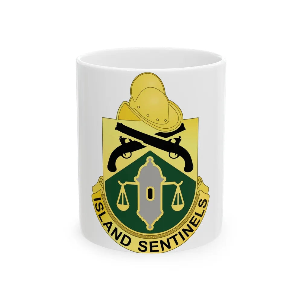 124 Military Police Battalion (U.S. Army) White Coffee Mug-11oz-Go Mug Yourself