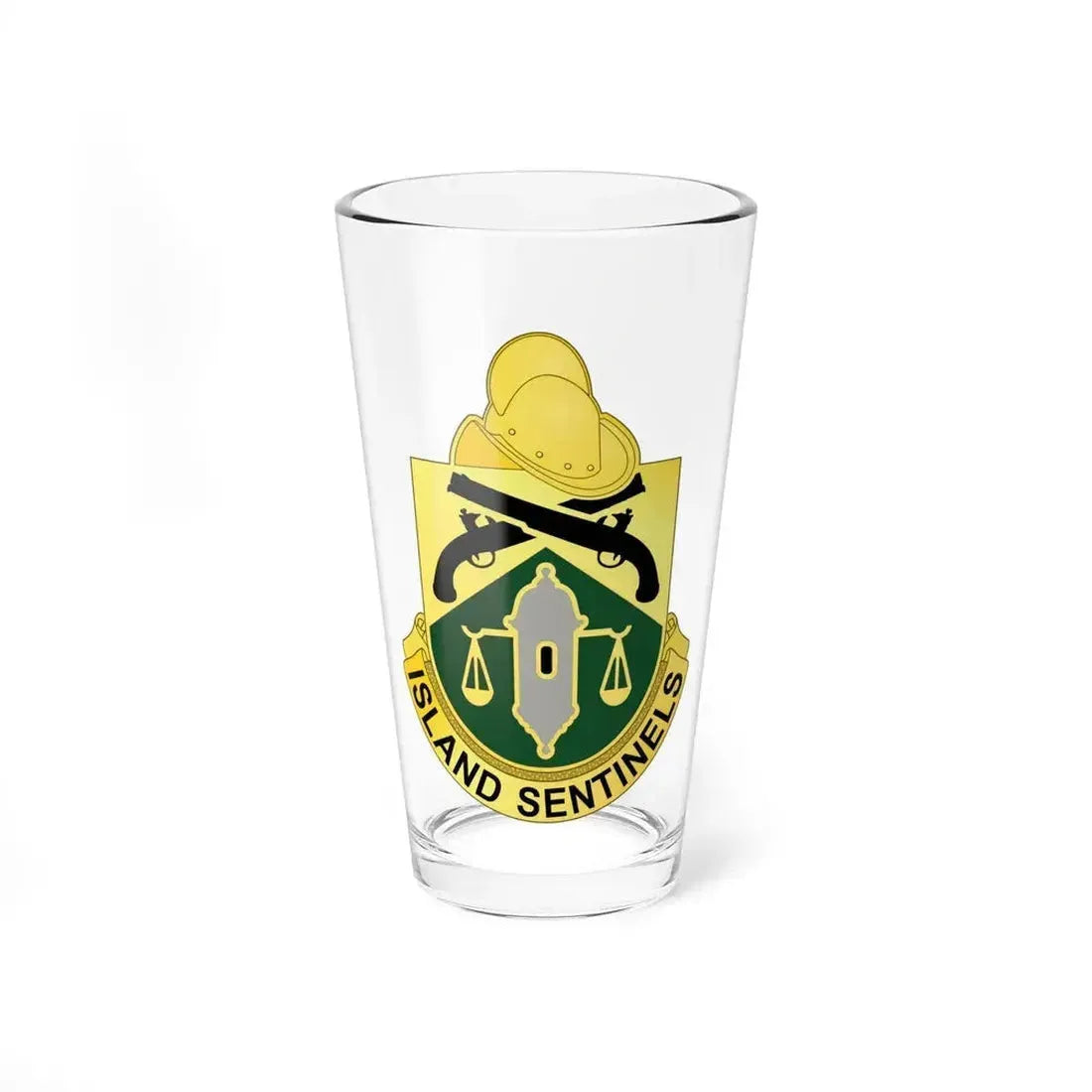 124 Military Police Battalion (U.S. Army) Pint Glass 16oz 16oz - Go Mug Yourself