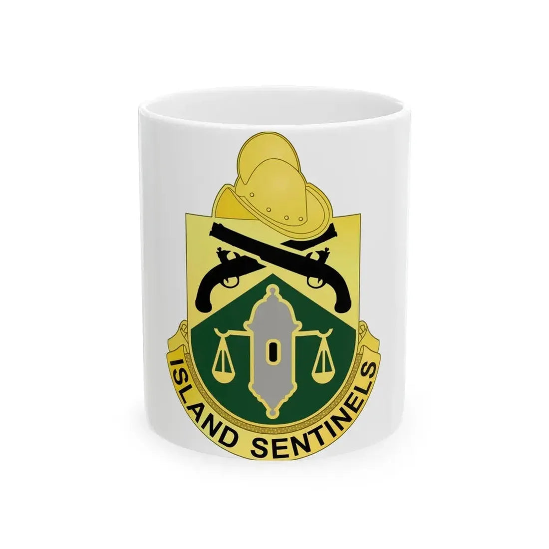 124 Military Police Battalion (U.S. Army) White Coffee Mug 11oz - Go Mug Yourself