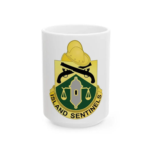 124 Military Police Battalion (U.S. Army) White Coffee Mug 15oz - Go Mug Yourself