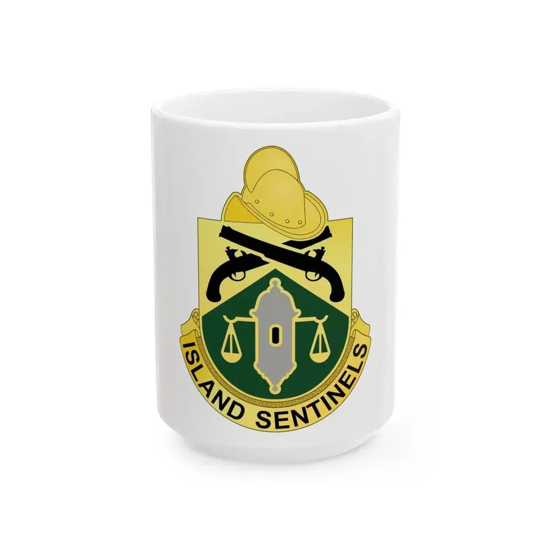 124 Military Police Battalion (U.S. Army) White Coffee Mug 15oz - Go Mug Yourself