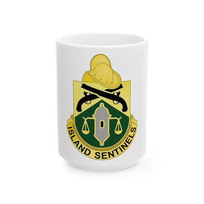 124 Military Police Battalion (U.S. Army) White Coffee Mug 15oz - Go Mug Yourself