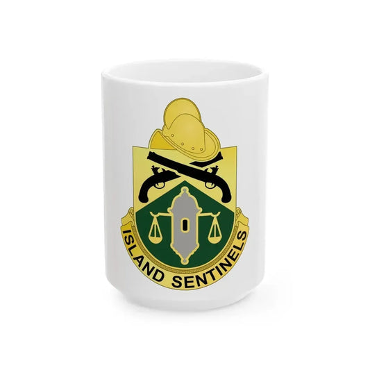 124 Military Police Battalion (U.S. Army) White Coffee Mug 15oz - Go Mug Yourself