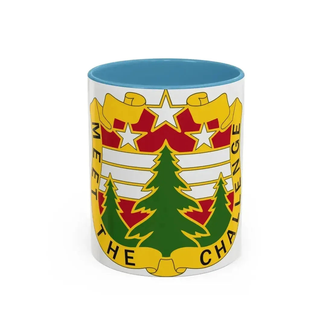 124 Regional Support Command 2 (U.S. Army) Accent Coffee Mug 11oz Light Blue - Go Mug Yourself