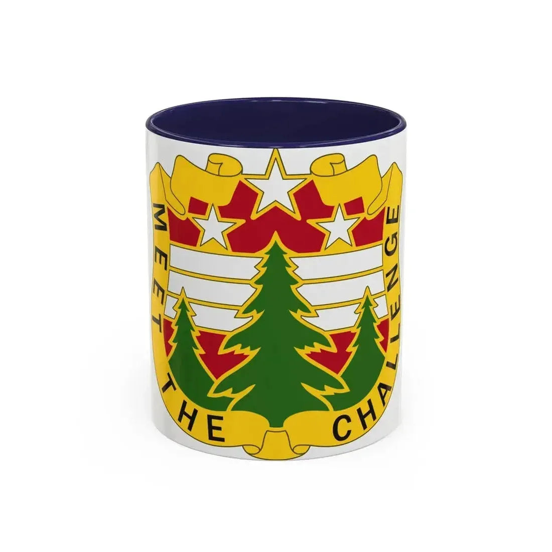 124 Regional Support Command 2 (U.S. Army) Accent Coffee Mug 11oz Navy - Go Mug Yourself