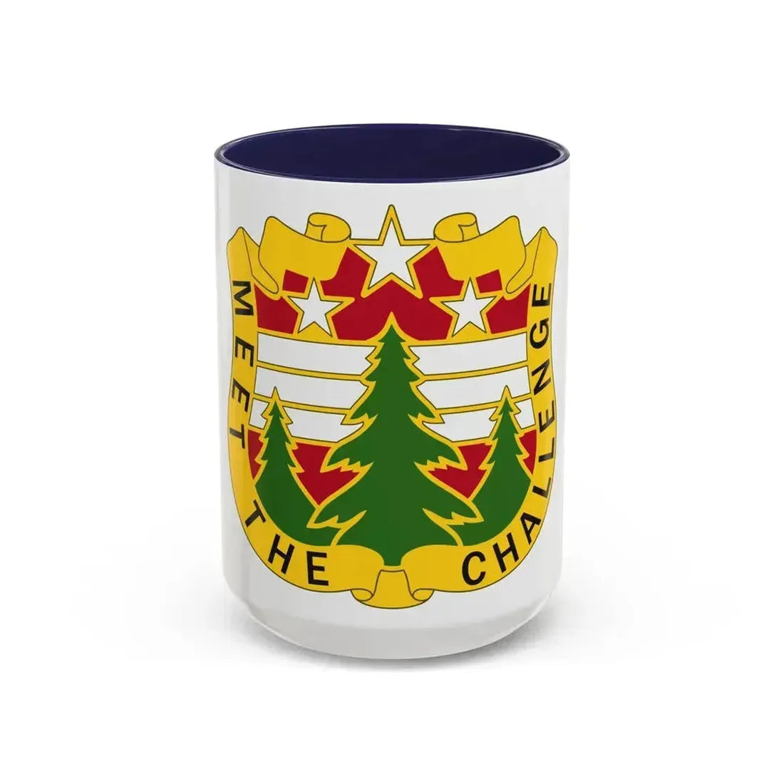 124 Regional Support Command 2 (U.S. Army) Accent Coffee Mug 15oz Navy - Go Mug Yourself
