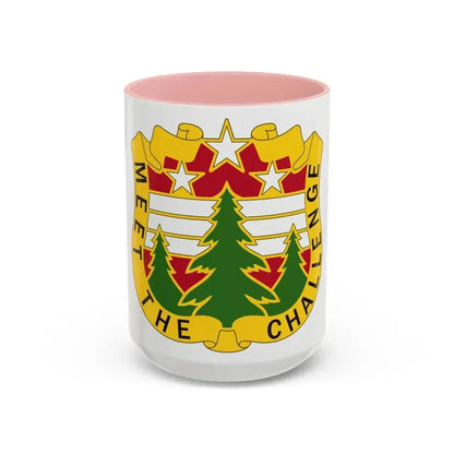 124 Regional Support Command 2 (U.S. Army) Accent Coffee Mug 15oz Pink - Go Mug Yourself