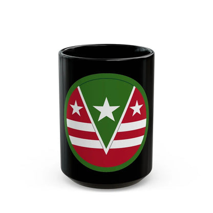 124 Regional Support Command (U.S. Army) Black Coffee Mug-15oz-Go Mug Yourself