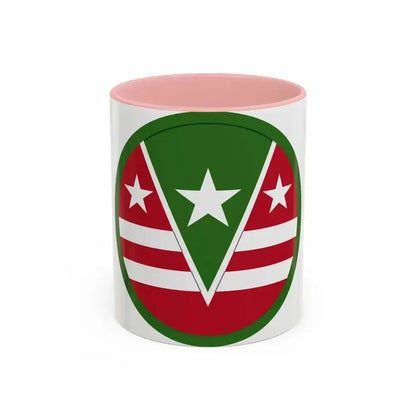 124 Regional Support Command (U.S. Army) Accent Coffee Mug 11oz Pink - Go Mug Yourself