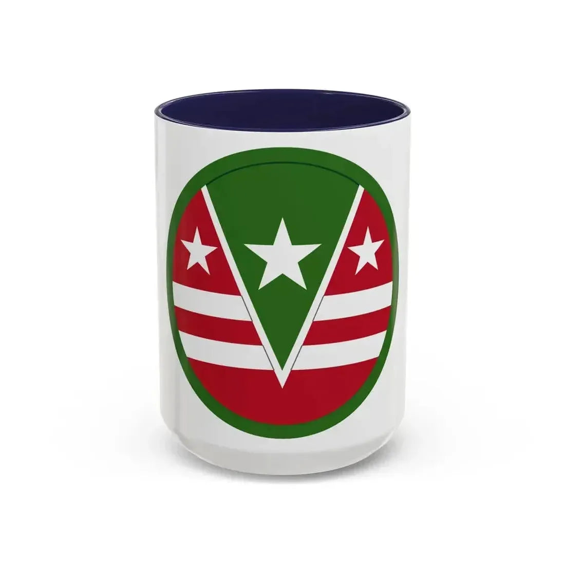 124 Regional Support Command (U.S. Army) Accent Coffee Mug 15oz Navy - Go Mug Yourself