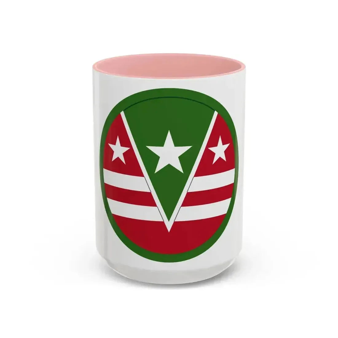 124 Regional Support Command (U.S. Army) Accent Coffee Mug 15oz Pink - Go Mug Yourself